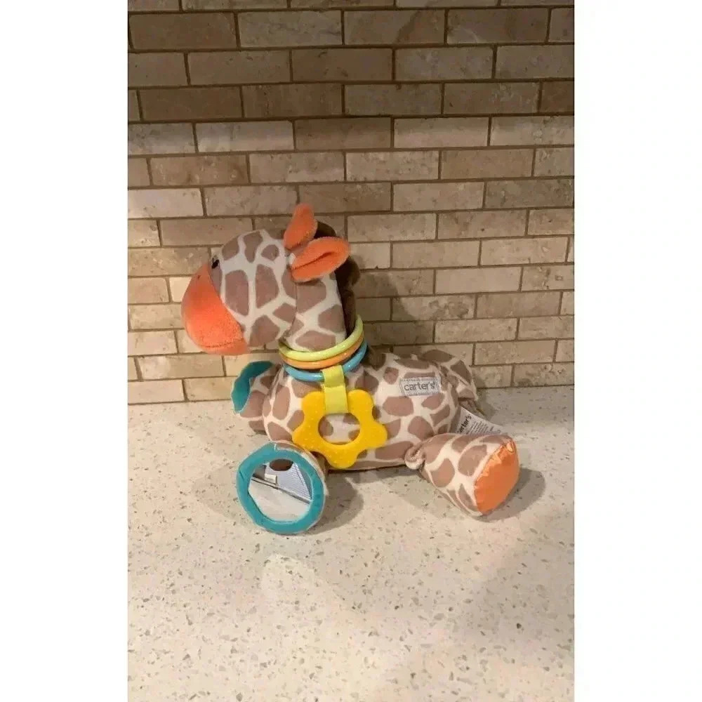 Carter's Giraffe Plush Lovey‎ Stuffed Animal b30